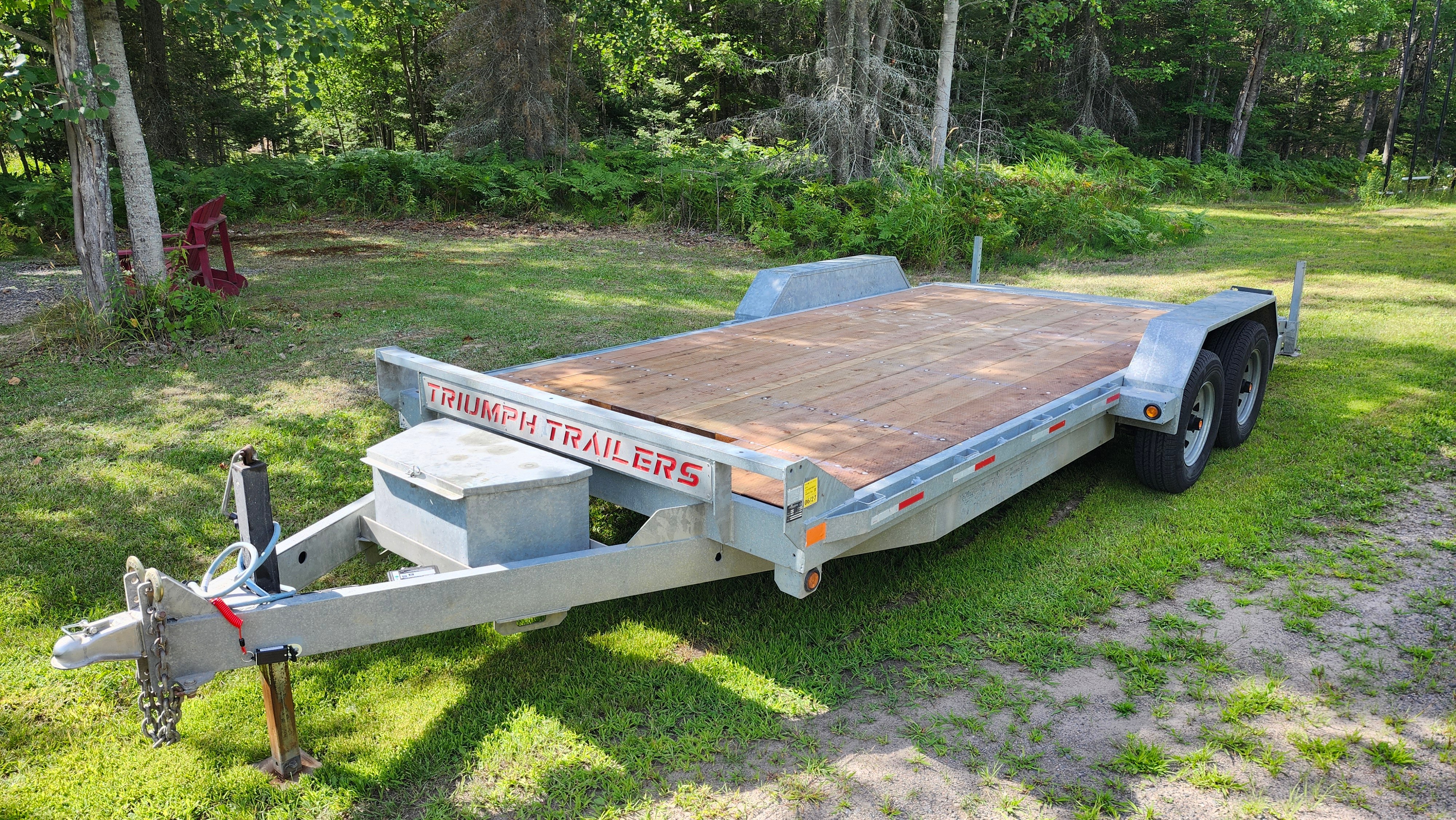 18ft Equipment Trailer view 2