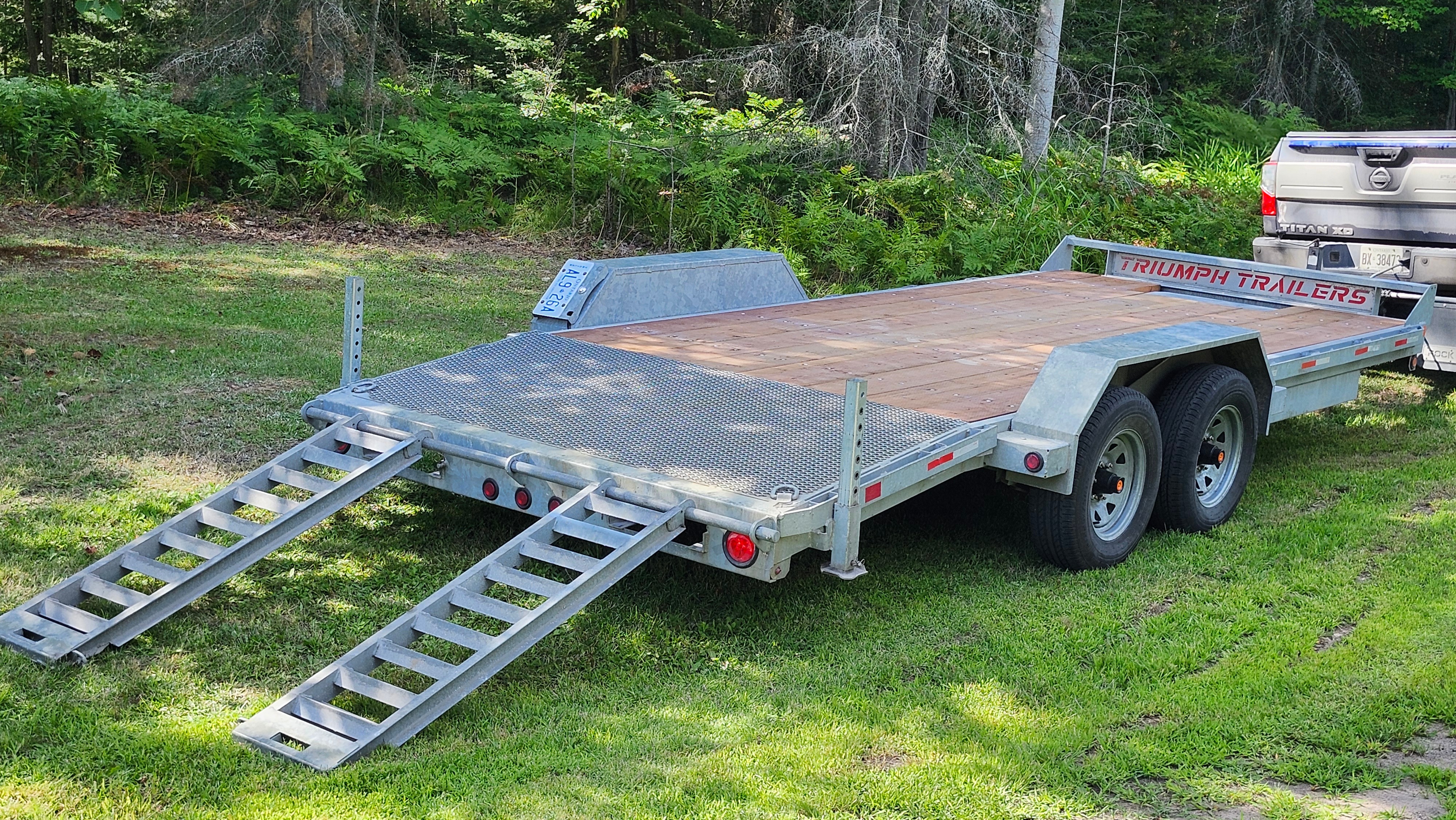 18ft Equipment Trailer view 4