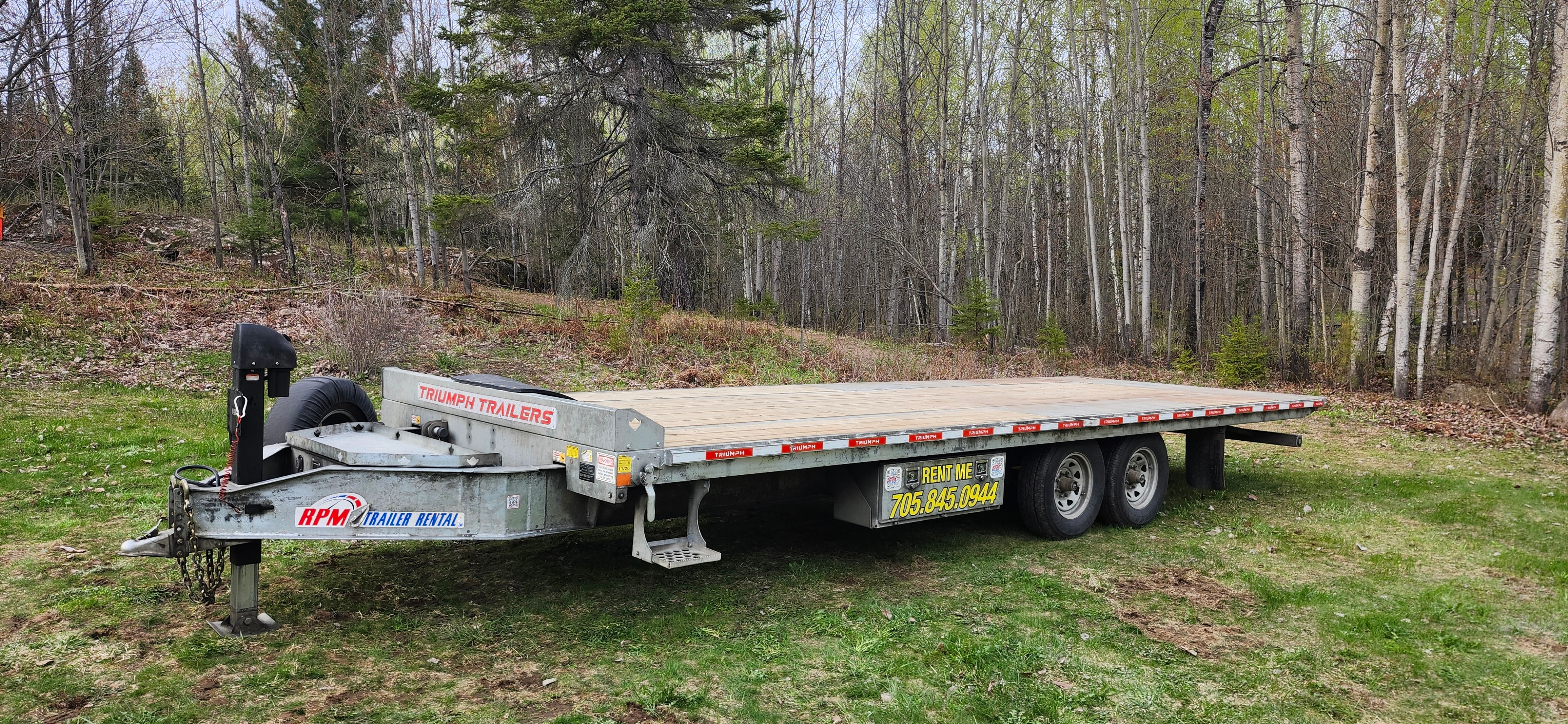 24ft Tilt Trailer view 2
