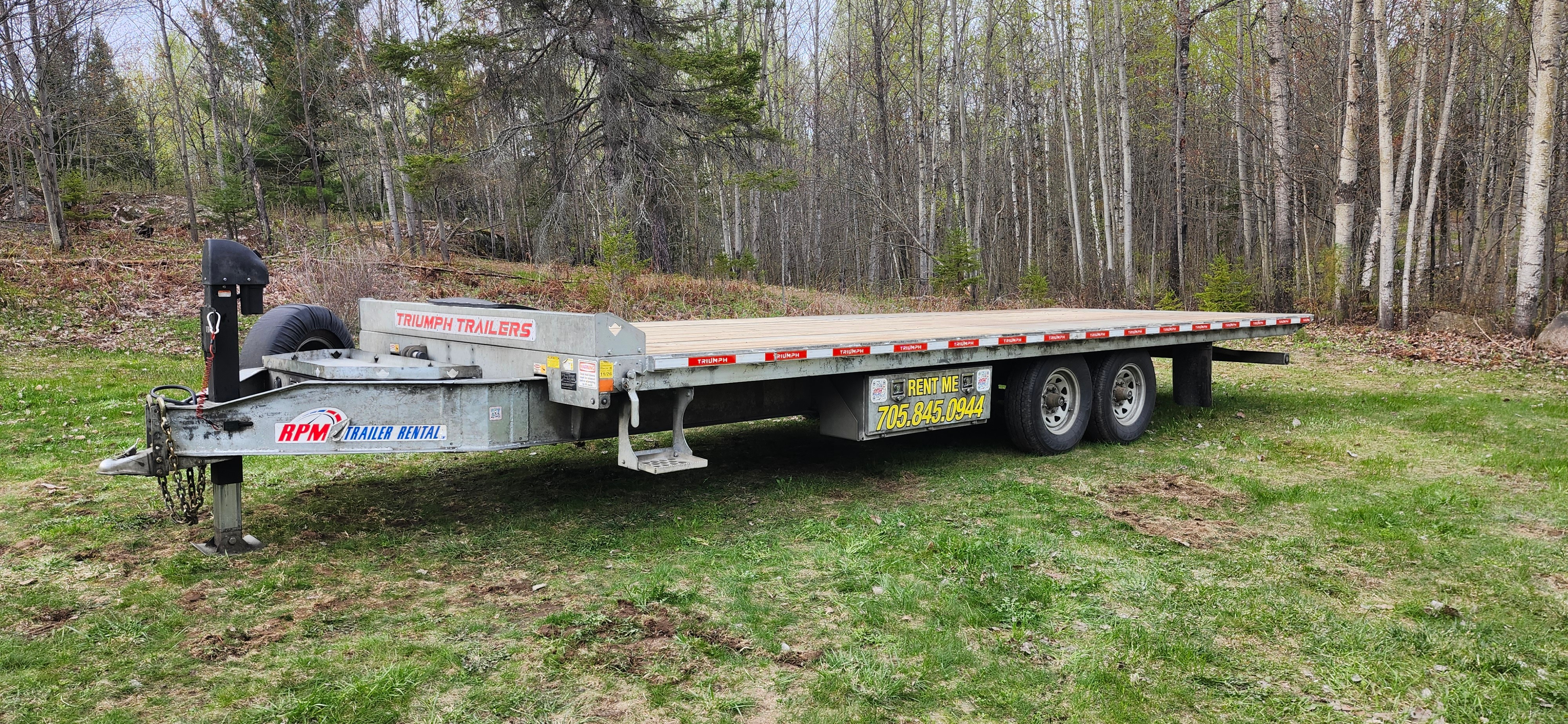 24ft Tilt Trailer view 3