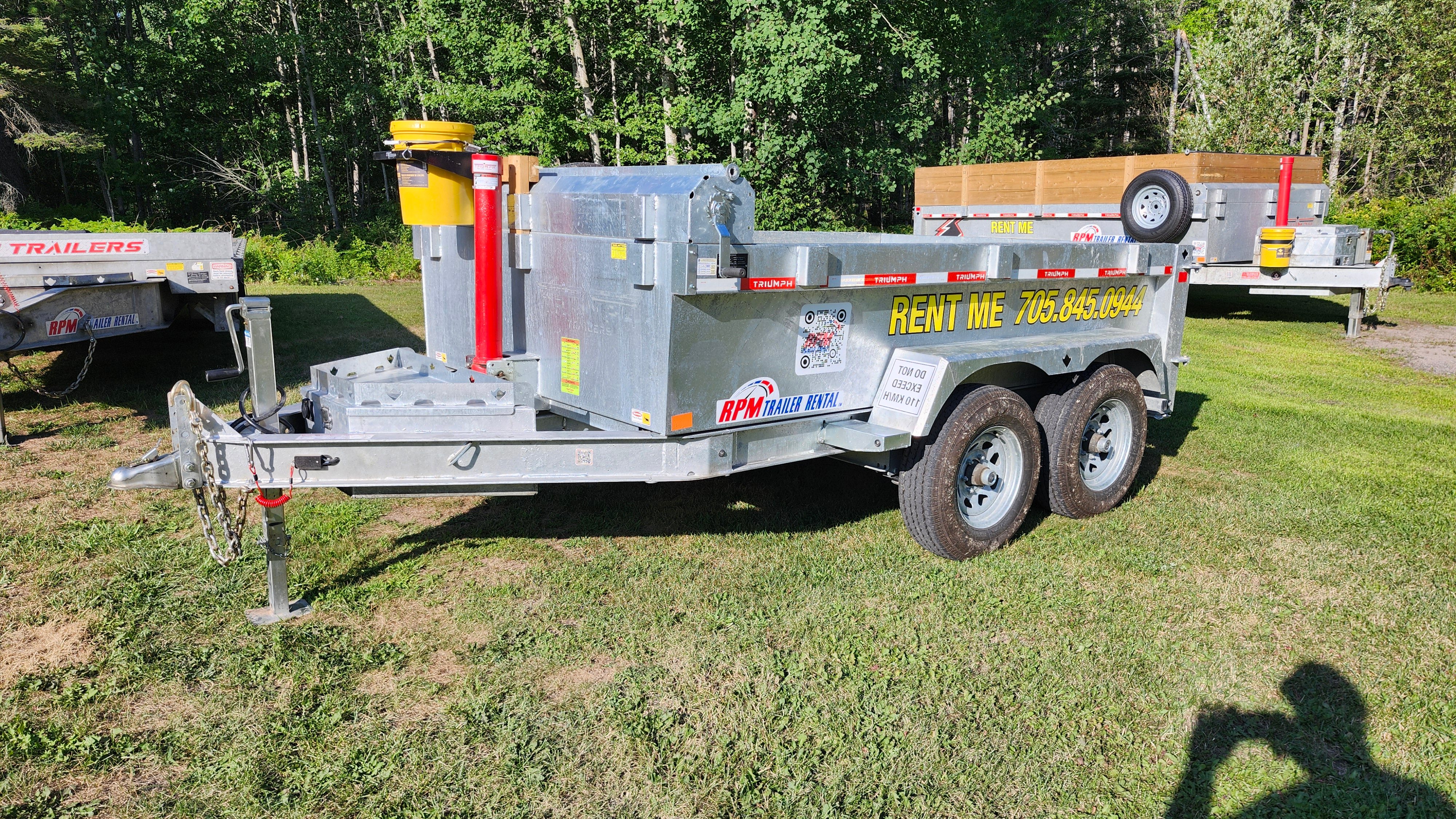 72" x 10' Dump Trailer view 2