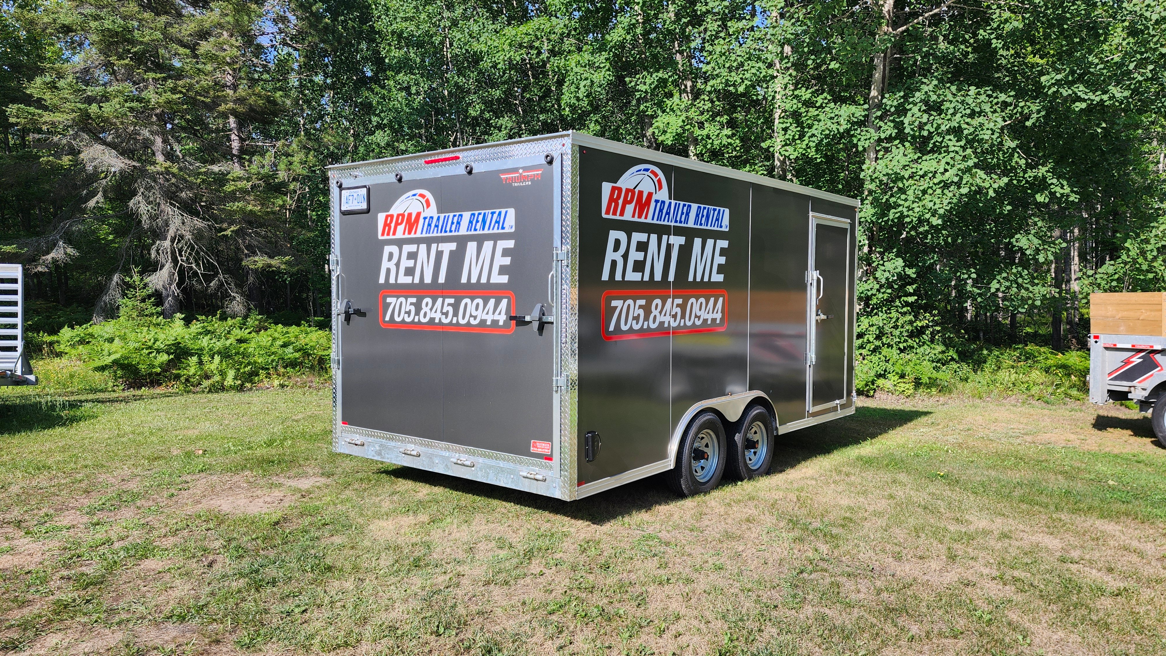 Enclosed Trailers available for rent in Callander Ontario - RPM Trailer Rental